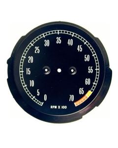 1965-1967 Corvette Electronic Tachometer, High 6500 RPM Redline