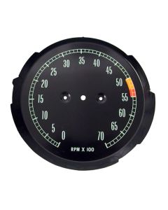 1965-1967 Corvette Electronic Tachometer, Low 5300 RPM Redline