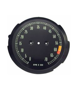 1965-1967 Corvette Electronic Tachometer, Mid 6000 RPM Redline