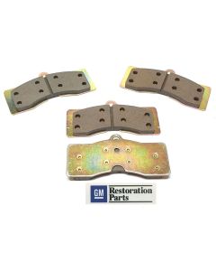 1965-1982 Corvette Front Or Rear Riveted Organic Brake Pads