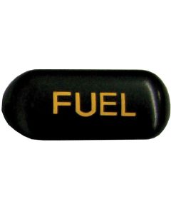 1992-1993 Corvette Button Fuel Black And Orange	