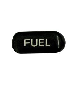 1994-1996 Corvette Button Fuel Black And White	