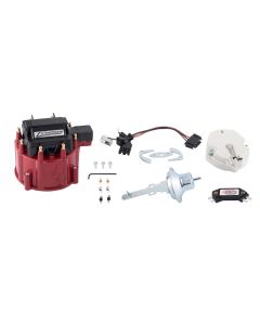 Engine Distributor Tune-Up Kit; Fits GM HEI V6 Dist w/Internal Coil; Red Cap