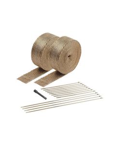 Exhaust & Pipe Wrap Kit, Titanium