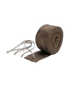 Pipe Wrap & Locking Ties Kit - Titanium - 2 in x 25 ft