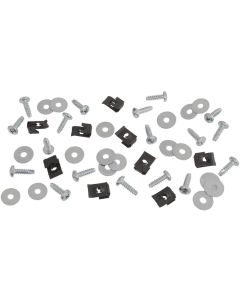 1953-1961E Gas Tank Cover Screw Set With J-Nuts