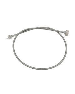1955-57 Corvette Tachometer Cable, Steel Case, 39-1/2"