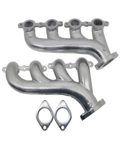 GM LS Engine Swap Exhaust Manifolds, Silver