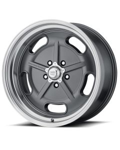 Corvette American Racing Salt Flat Mag Gray W/ Diamond Cut Lip Wheel,17X7