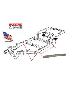 1963-1982 48" Frame Side Rail Outside Skin Rear Left