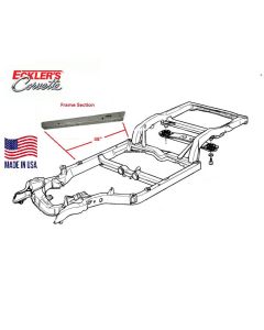 63-82 48" Outside Rear Fame Side Rail Complete