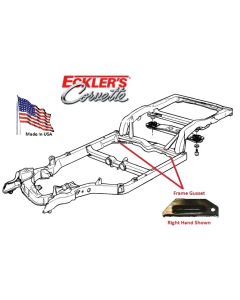 
1975-1982 Frame Gusset #3 Cross Memember To Inside Of Frame Rail Left Side