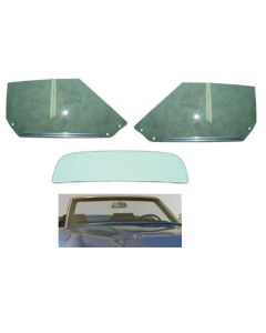 1974L-1977 Four Piece Tinted Glass Kit (None Date Coded)