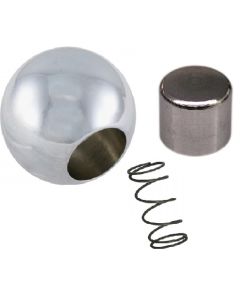 Shifter Knob Kit, Automatic Transmission, Chrome, 1965-82