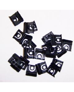 1964-1967 Corvette Rear Window Molding Clip Set, Coupe	