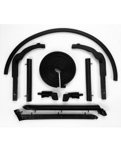 1963-1967 Corvette Convertible 10-Piece Weatherstrip Kit