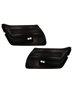 1976 Corvette Basic Door Panel Set Black