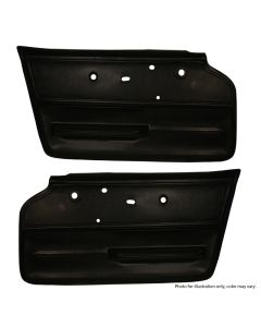 1967 Corvette Standard Door Panels, Coupe-Bright Blue