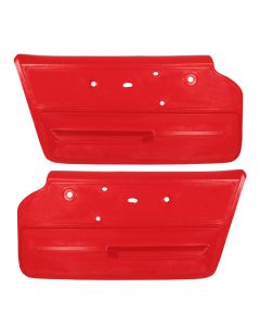 1967 Corvette Standard Door Panels, Coupe-Red