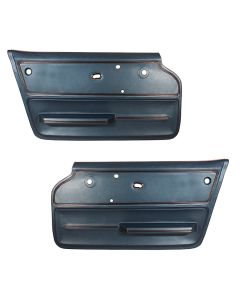 1965-1966 Corvette Deluxe Door Panels, Convertible-Bright Blue