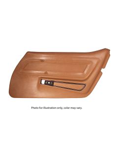 1970-1975 Corvette Standard Door Panel Set-73 Dark Saddle