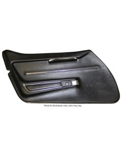 1968 Corvette Deluxe Door Panels-Gunmetal