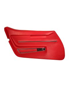 1968 Corvette Deluxe Door Panels-Red