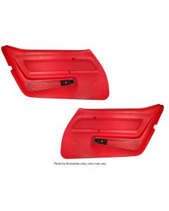 1969 Corvette Deluxe Door Panels-Saddle