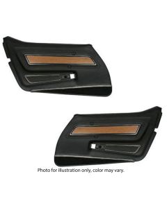 1976 Corvette Deluxe Door Panel Set White