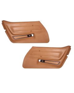1977 Corvette Standard Door Panel Set Buckskin