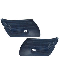 1977 Corvette Basic Door Panel Set Indigo Blue