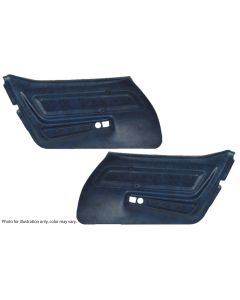 1977 Corvette Basic Door Panel Set Red