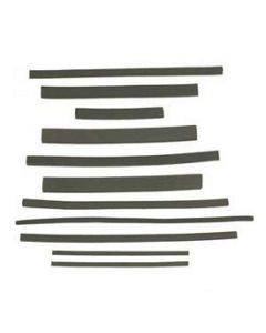 1969 Early  Corvette Radiator And Fan Shroud Seal Kit Small Block With Plastic Shroud	