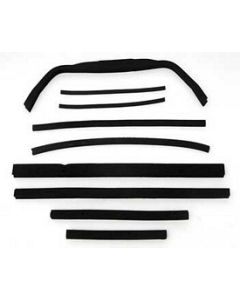 1971 Corvette Radiator And Fan Shroud Seal Kit Small Block With Plastic Shroud And Copper Radiator	