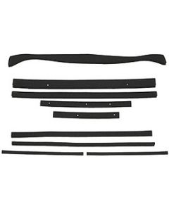 1971 Corvette Radiator And Fan Shroud Seal Kit 454ci	