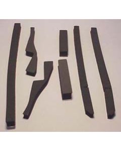 1979 Corvette Radiator And Fan Shroud Seal Kit L82 Or L48 WithAir Conditioning	