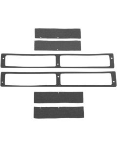 1968 Corvette Body Vent Seal Kit Rear	