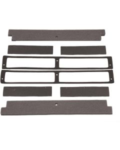 1969-1976 Corvette Body Vent Seal Kit Rear For Cars Without Air Conditioning	