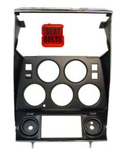 1968 Corvette Instrument Cluster Bezel Center	