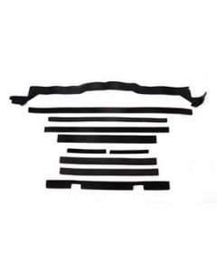 1968 Corvette Radiator And Fan Shroud Seal Kit Small Block With Plastic Shroud	