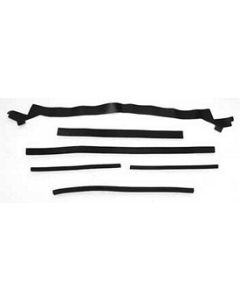 1968 Corvette Radiator And Fan Shroud Seal Kit With 427ci And Plastic Shroud	