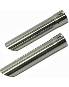 1963-1967 Corvette Exhaust Tip Extensions 2" Stainless Steel wo/GM Stamped Number