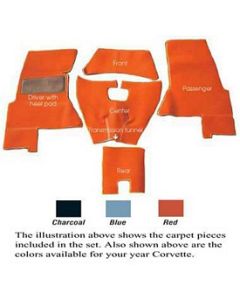 1958 Corvette  Daytona Carpet Set	