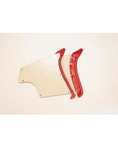 1965-1967 Corvette Kick Panels With Windlace	