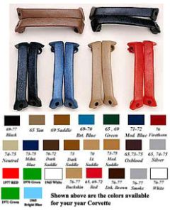 1965 or 1969-1977 Corvette Door Pull Straps	