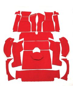 1963  Corvette Convertible Carpet Set With Foam Backing	