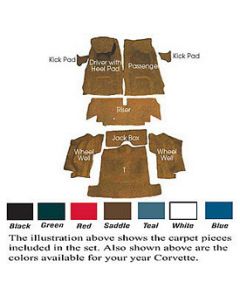 1967 Corvette Convertible Carpet Set	