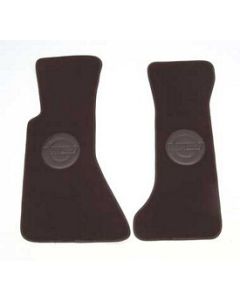 1993 Auto Custom Carpet, Floor Mats, Ruby Red, TruRo, 40th Anniversary, With Round Logo| 9220-93/9933-D0010 Corvette