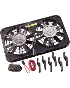 1963-1982 Corvette Dual Fan Electric Radiator Cooling 12"	