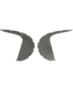 1960 Corvette Kick Panel Inserts Metal	